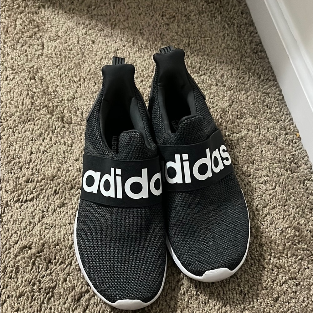Adidas Kids Black Slip-On Shoes
